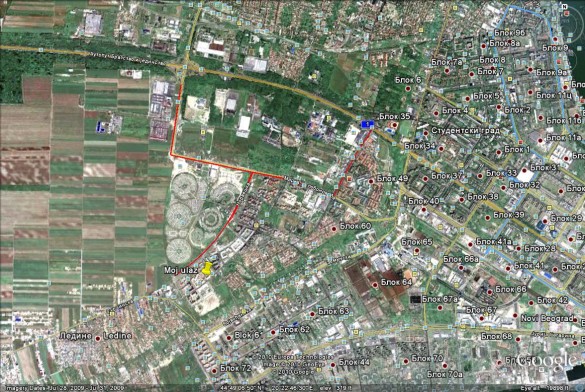 putanja kojom ja trcim