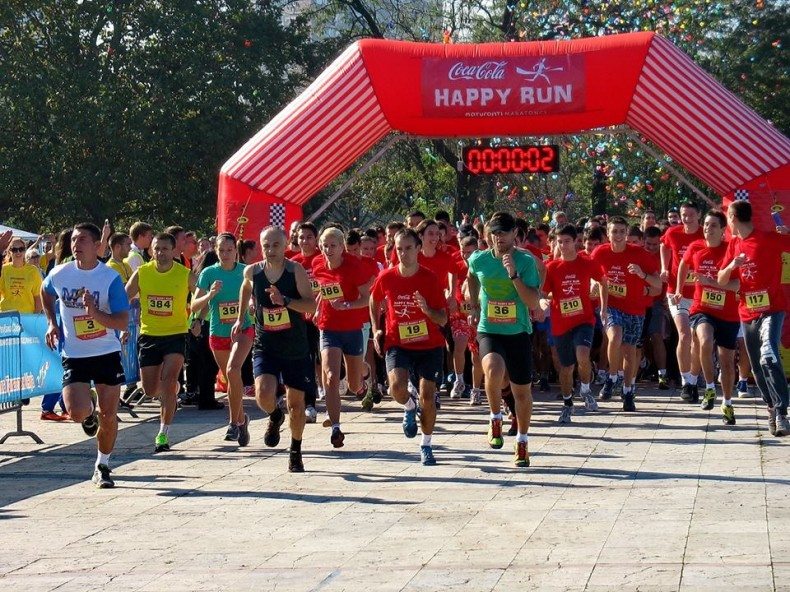 Coca-Cola Happy run start
