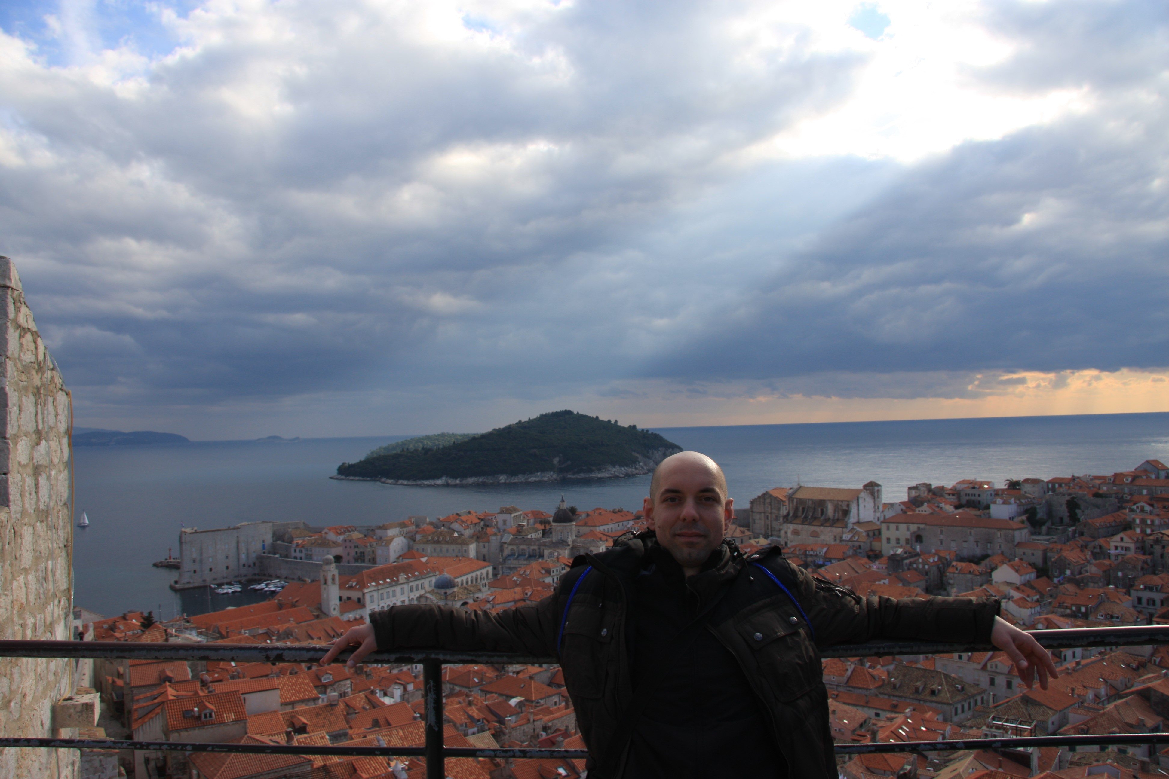 pogled sa zidina dubrovnik